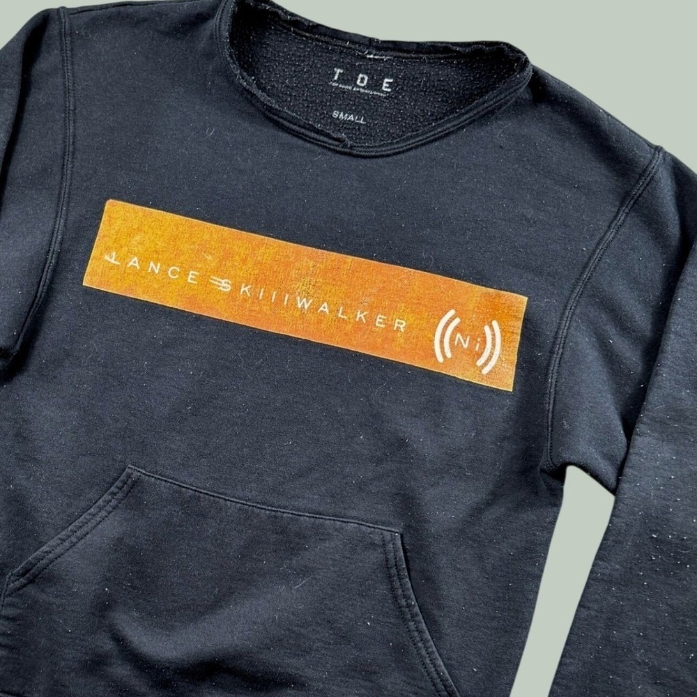TDE‎ Top Dawg Ent Sweatshirt Men S Lance Skiiiwalker Black Graphic Streetwear